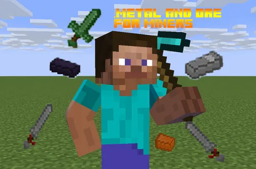 Metal and Ore for miners — Minecraft mod, rasm 1