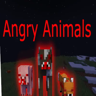 Angry Animals Tier Zombie Apocalypse — Minecraft mod, rasm 1