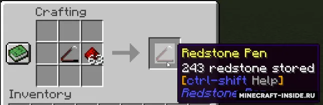 Redstone Pen — Minecraft mod, rasm 4