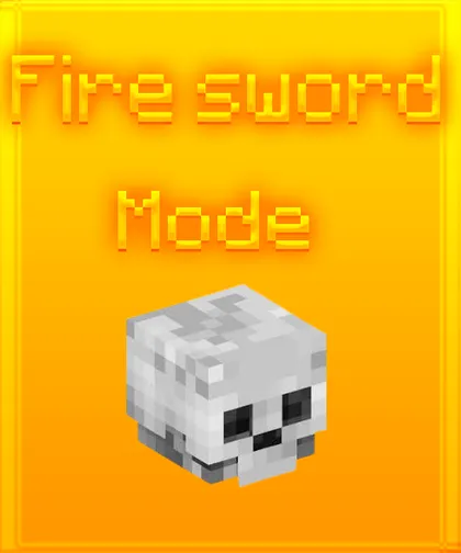 Fire Sword - Olovli qilich — Minecraft mod, rasm 1