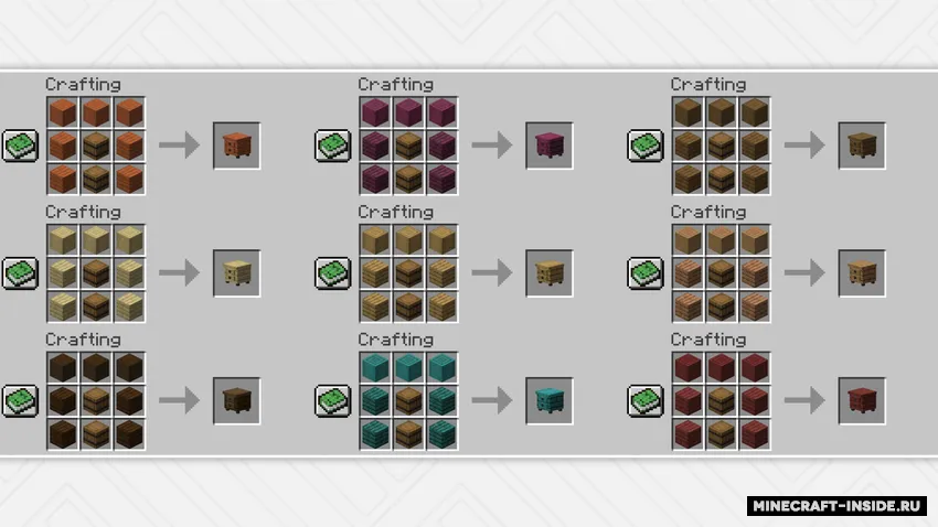 Simple Side Tables — Minecraft mod, rasm 4