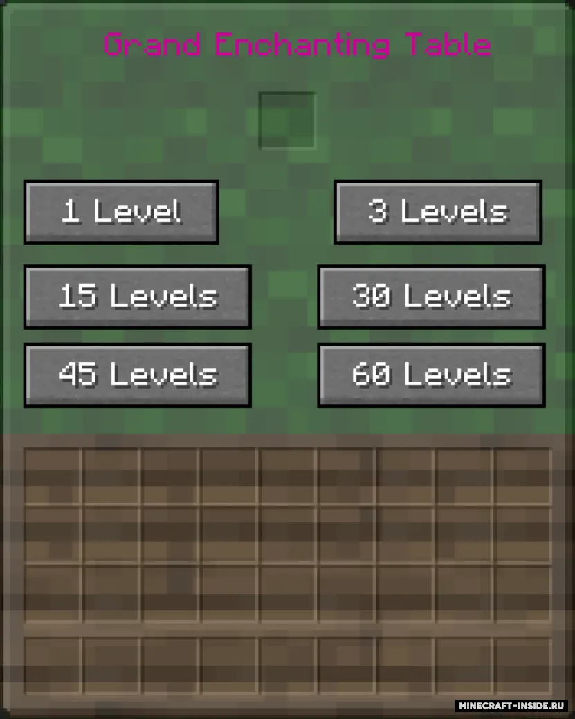 Grand Enchantment Table — Minecraft mod, rasm 3