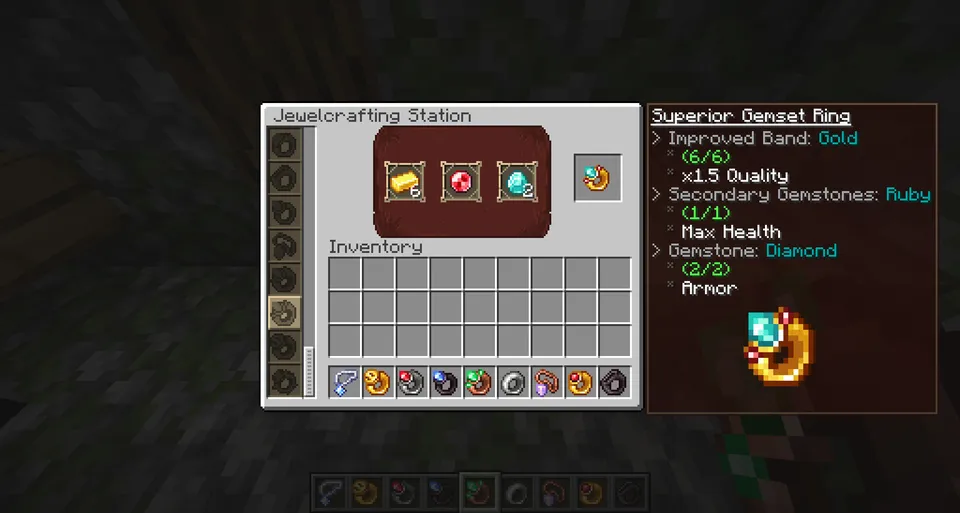 Iron's Gems 'n Jewelry — Minecraft mod, rasm 4