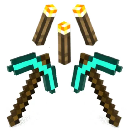 Quick Torches — Minecraft mod, rasm 1