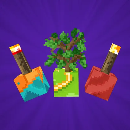 The Flower Pot Extension — Minecraft mod, rasm 1