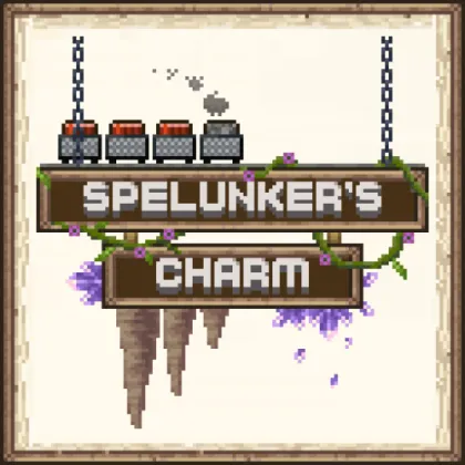 Spelunker's Charm — Minecraft mod, rasm 1
