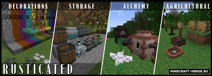 Rusticated — Minecraft mod, rasm 2