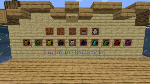 ColorFul BackPacks — Minecraft mod, rasm 1