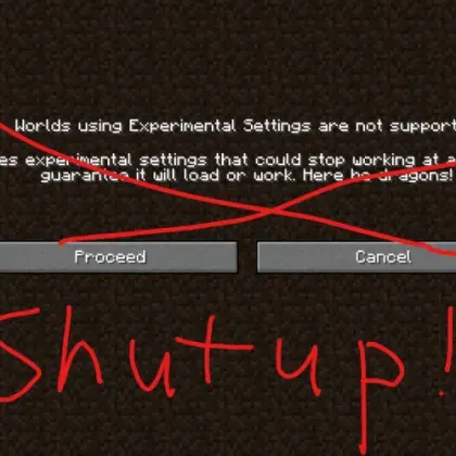 Shutup Experimental Settings!