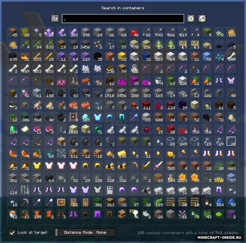 ContainerSearcher — Minecraft mod, rasm 2