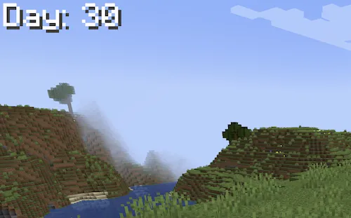Day Count — Minecraft mod, rasm 1