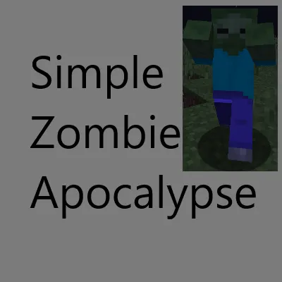 Simple Zombie Apocalypse — Minecraft mod, rasm 1