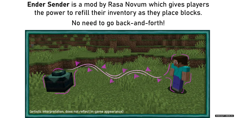 Ender Sender — Minecraft mod, rasm 2