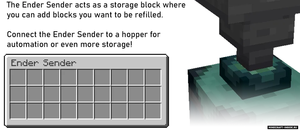Ender Sender — Minecraft mod, rasm 3
