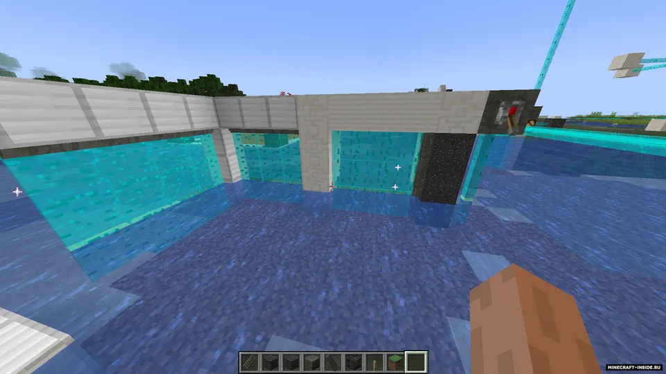 Forerunner bridges and barriers — Minecraft mod, rasm 3