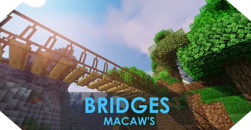 Macaw's Bridges — Minecraft mod, rasm 1