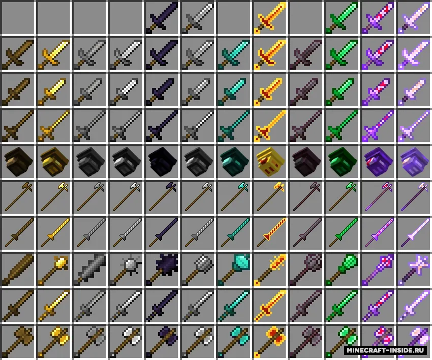 Many Different Weapons — Minecraft mod, rasm 2