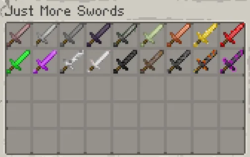 Just More Swords — Minecraft mod, rasm 2