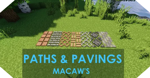 Macaw's Paths and Pavings — Minecraft mod, rasm 1