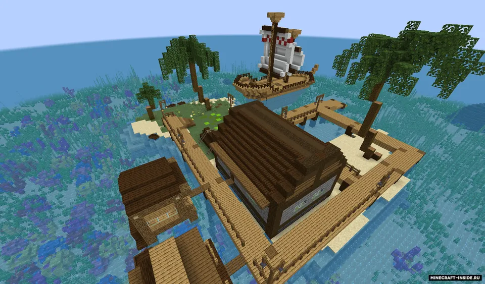 Lobby, Fishing and Mining Dimension — Minecraft mod, rasm 6