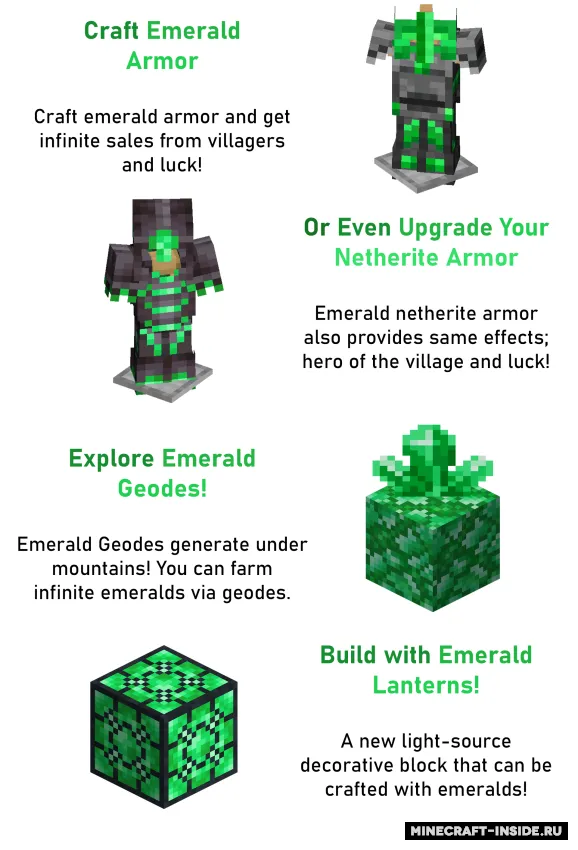 Another Emerald Expansion — Minecraft mod, rasm 2
