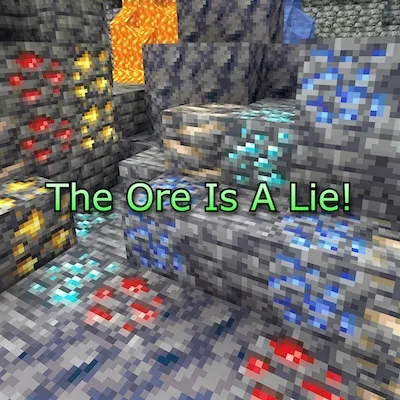 The Ore Is A Lie! — Minecraft mod, rasm 1