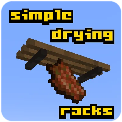 Simple Drying Racks — Minecraft mod, rasm 1