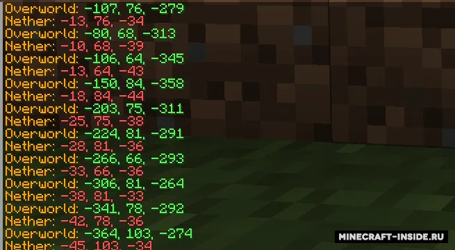 Nether Coords — Minecraft mod, rasm 3