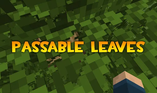 Passable Leaves — Minecraft mod, rasm 1