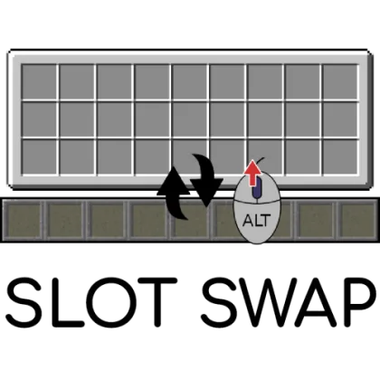 Slot Swap — Minecraft mod, rasm 1