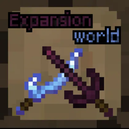 Expansion world by Lozi — Minecraft mod, rasm 1
