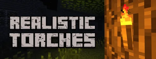 Realistic Torches — Minecraft mod, rasm 1