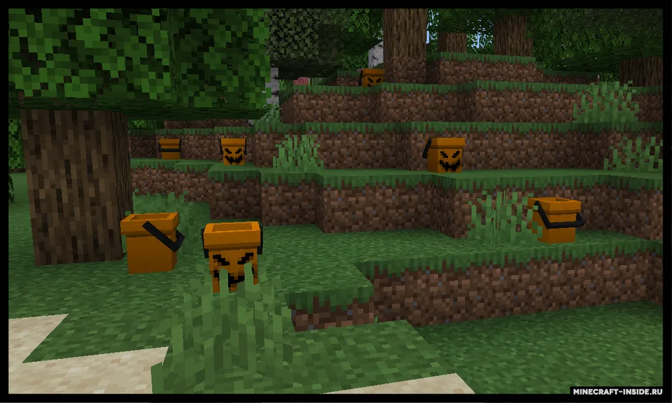 Halloween Candy Bucket — Minecraft mod, rasm 2