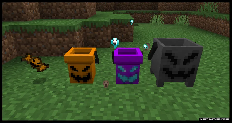 Halloween Candy Bucket — Minecraft mod, rasm 4