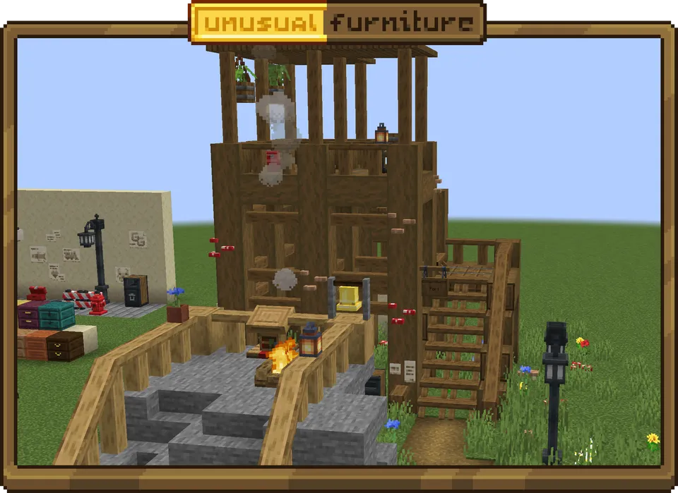 Unusual Furniture — Minecraft mod, rasm 3
