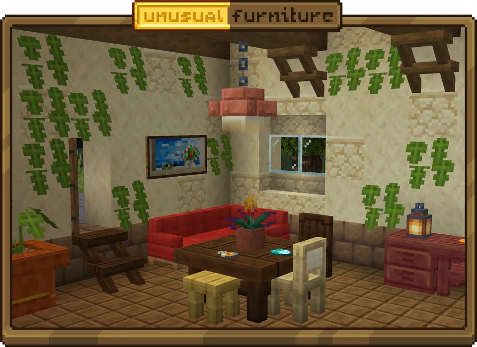 Unusual Furniture — Minecraft mod, rasm 4