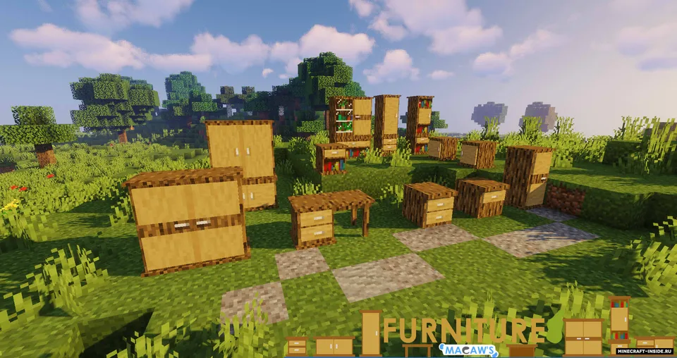 Macaw's Furniture — Minecraft mod, rasm 2