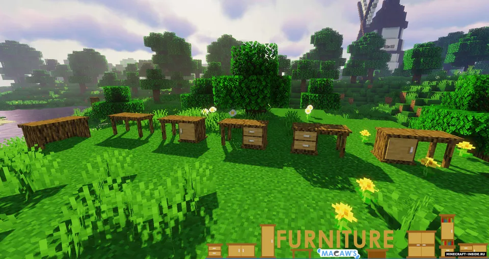 Macaw's Furniture — Minecraft mod, rasm 3