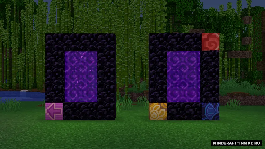 Corner Portal Linking — Minecraft mod, rasm 2