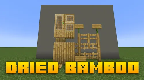 Dried Bamboo — Minecraft mod, rasm 1