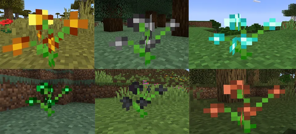 Many Flowers — Minecraft mod, rasm 3
