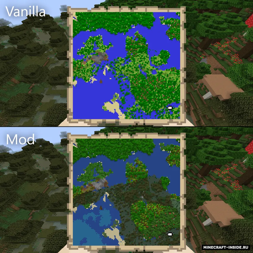 Accurate Maps — Minecraft mod, rasm 2