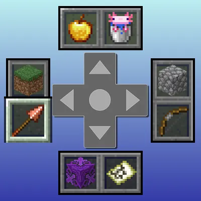 Gamepad Hotbar — Minecraft mod, rasm 1