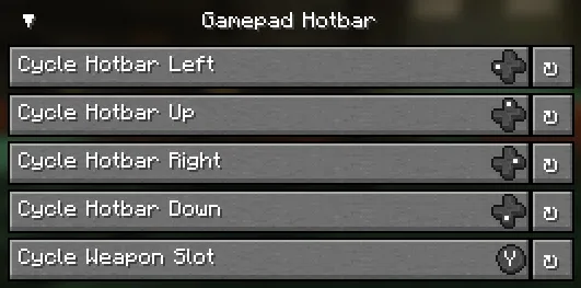 Gamepad Hotbar — Minecraft mod, rasm 4