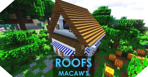 Macaw's Roofs — Minecraft mod, rasm 1