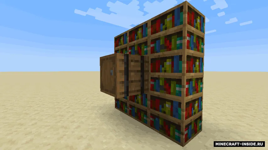 Storage Bookshelves — Minecraft mod, rasm 4