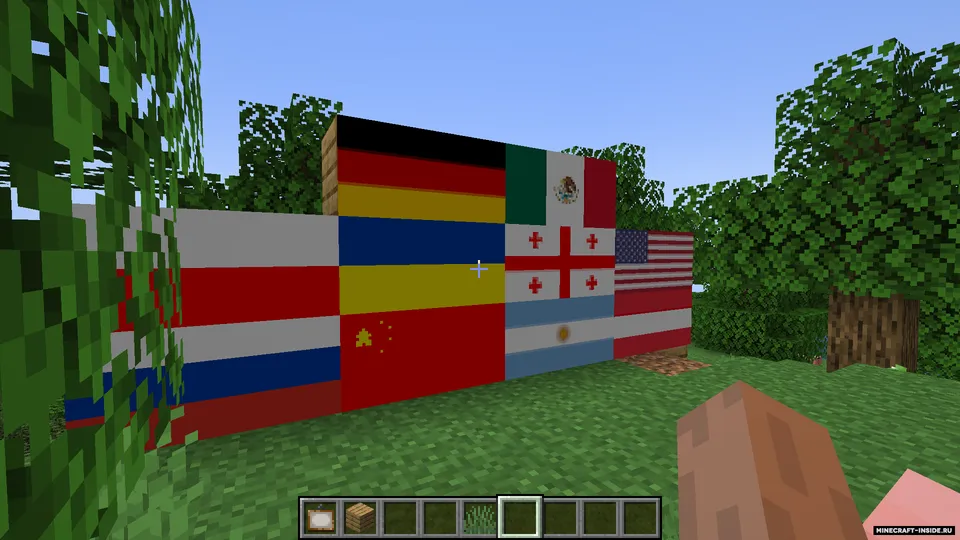 OKN World Flags — Minecraft mod, rasm 2