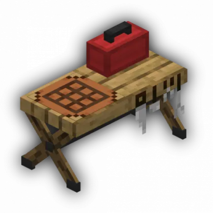 Crafting Bench — Minecraft mod, rasm 1