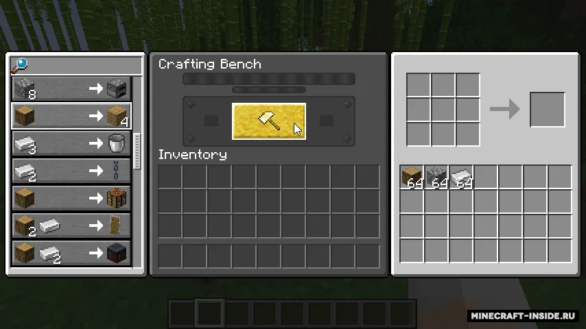 Crafting Bench — Minecraft mod, rasm 3