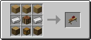 Crafting Bench — Minecraft mod, rasm 4